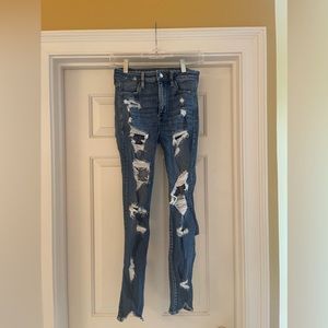 American eagle jeans, Size 4, blue